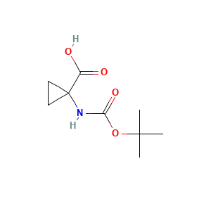 1-((tert-Butoxycarbonyl)amino)cyclopropanecarboxylic acid