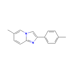 6-Methyl-2-(4-methylphenyl)imidazo(1,2-a)pyridine