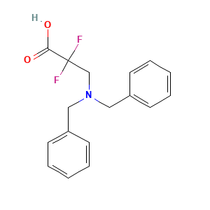 3-(Dibenzylamino)-2,2-difluoropropanoic acid