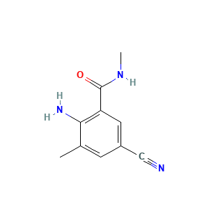 2-Amino-5-cyano-N,3-dimethylbenzamide
