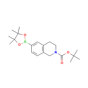 (2-(Tert-butoxycarbonyl)-1,2,3,4-tetrahydroisoquinolin-6-YL)boronic acid pinacol ester