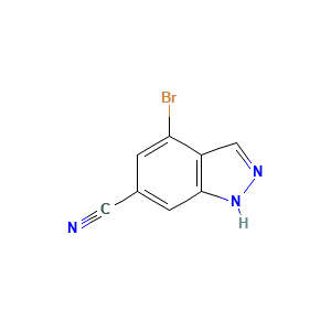 4-Bromo-1H-indazole-6-carbonitrile