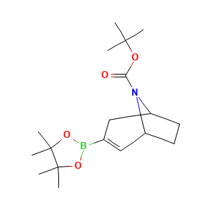 Tert-butyl 3-(tetramethyl-1,3,2-dioxaborolan-2-yl)-8-azabicyclo(3.2.1)oct-2-ene-8-carboxylate