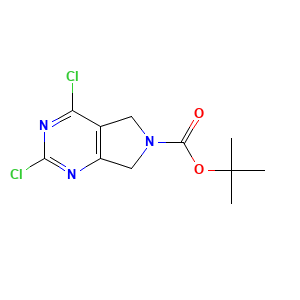 tert-Butyl 2,4-dichloro-5,7-dihydro-6H-pyrrolo(3,4-d)pyrimidine-6-carboxylate
