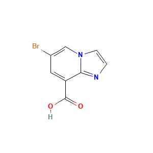 6-Bromoimidazo(1,2-a)pyridine-8-carboxylic acid