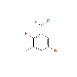 5-Bromo-2-fluoro-3-methylbenzaldehyde