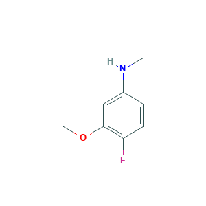 4-fluoro-3-methoxy-N-methylaniline