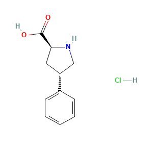 (2S,4S)-4-phenylpyrrolidine-2-carboxylic acid hydrochloride