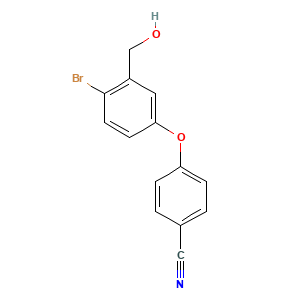 4-(4-Bromo-3-(hydroxymethyl)phenoxy)benzonitrile