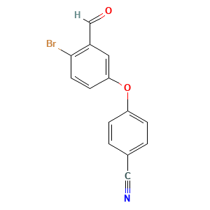 4-(4-Bromo-3-formylphenoxy)benzonitrile