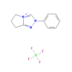 2-Phenyl-6,7-dihydro-5H-pyrrolo[2,1-c][1,2,4]triazol-2-ium tetrafluoroborate
