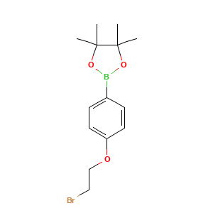 2-(4-(2-Bromoethoxy)phenyl)-4,4,5,5-tetramethyl-1,3,2-dioxaborolane