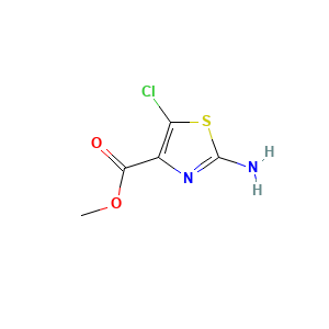 2-Amino-5-chlorothiazole-4-carboxylic acid methyl ester