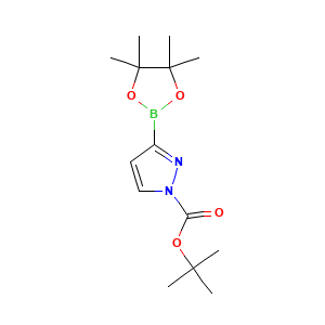 1-tert-Butoxycarbonyl-3-(4,4,5,5-tetramethyl-1,3,2-dioxaborolane-2-yl)pyrazole