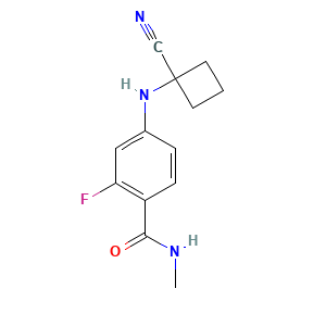 4-[(1-Cyanocyclobutyl)amino]-2-fluoro-N-methylbenzamide