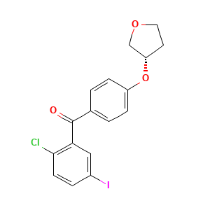 (2-Chloro-5-iodophenyl)(4-(((3S)-tetrahydro-3-furanyl)oxy)phenyl)methanone