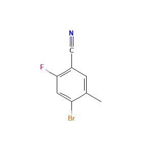4-Bromo-2-fluoro-5-methylbenzonitrile