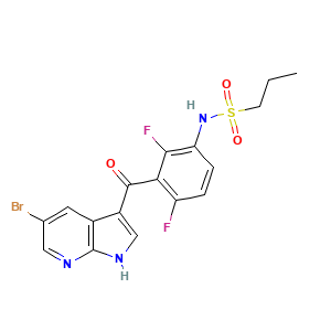 1-Propanesulfonamide, N-[3-[(5-bromo-1H-pyrrolo[2,3-b]pyridin-3-yl)carbonyl]-2,4-difluorophenyl]-
