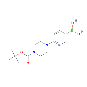 (6-(4-(tert-Butoxycarbonyl)piperazin-1-yl)pyridin-3-yl)boronic acid