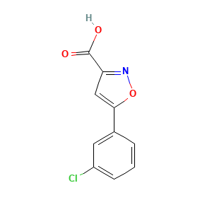 5-(3-Chlorophenyl)-1,2-oxazole-3-carboxylic acid