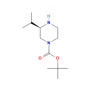 tert-Butyl (3R)-3-(propan-2-yl)piperazine-1-carboxylate