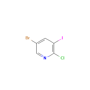 5-Bromo-2-chloro-3-iodopyridine