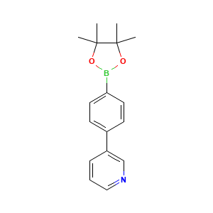 3-[4-(4,4,5,5-Tetramethyl-1,3,2-dioxaborolan-2-yl)phenyl]pyridine