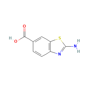 6-Benzothiazolecarboxylic acid, 2-amino-