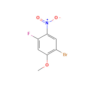 1-Bromo-4-fluoro-2-methoxy-5-nitrobenzene