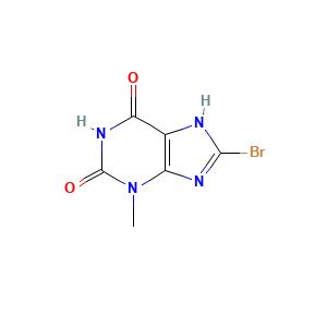 8-bromo-3-methyl-3,7-dihydro-1H-purine-2,6-dione
