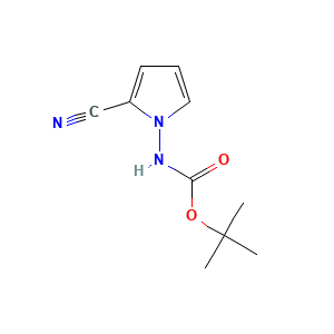 tert-butyl (2-cyano-1H-pyrrol-1-yl)carbamate