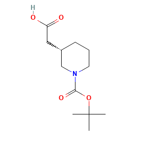 (S)-2-(1-(tert-butoxycarbonyl)piperidin-3-yl)acetic acid