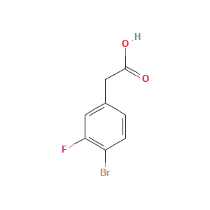 2-(4-Bromo-3-fluorophenyl)acetic acid