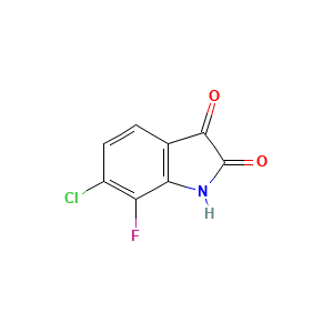 6-Chloro-7-fluoro-1H-indole-2,3-dione