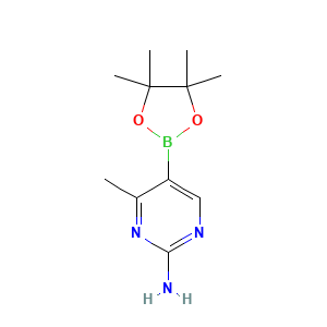 4-Methyl-5-(4,4,5,5-tetramethyl-1,3,2-dioxaborolan-2-YL)pyrimidin-2-amine
