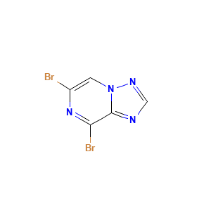 6,8-Dibromo[1,2,4]triazolo[1,5-a]pyrazine