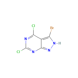 3-Bromo-4,6-dichloro-1H-pyrazolo[3,4-d]pyrimidine