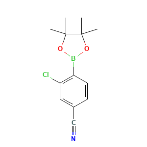 3-Chloro-4-(4,4,5,5-tetramethyl-1,3,2-dioxaborolan-2-yl)benzonitrile