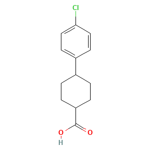 4-(4-Chlorophenyl)cyclohexane-1-carboxylic acid