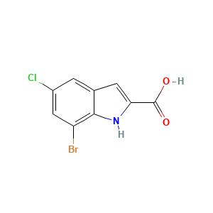 7-bromo-5-chloro-1H-indole-2-carboxylic acid