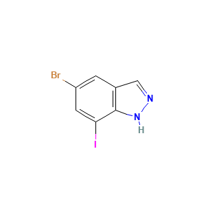 5-Bromo-7-iodo-1H-indazole