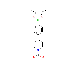 tert-Butyl 4-(4-(4,4,5,5-tetramethyl-1,3,2-dioxaborolan-2-yl)phenyl)piperidine-1-carboxylate
