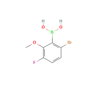 (6-Bromo-3-fluoro-2-methoxyphenyl)boronic acid