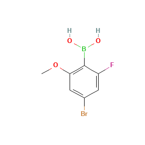 (4-Bromo-2-fluoro-6-methoxyphenyl)boronic acid