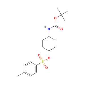 trans-4-(tert-Butoxycarbonylamino)cyclohexyl 4-methylbenzenesulphonate