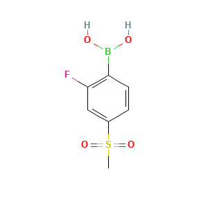 2-Fluoro-4-(methylsulphonyl)benzeneboronic acid