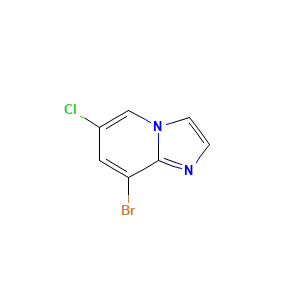 8-Bromo-6-chloroimidazo(1,2-a)pyridine