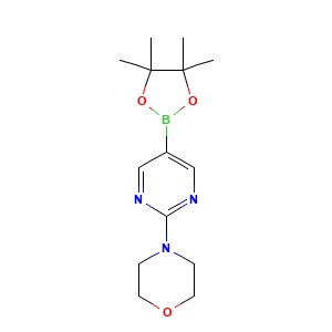 4-(5-(4,4,5,5-Tetramethyl-1,3,2-dioxaborolan-2-yl)pyrimidin-2-yl)morpholine