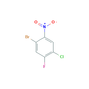 1-Bromo-4-chloro-5-fluoro-2-nitrobenzene