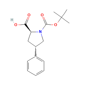 1-(1,1-Dimethylethyl) (2S,4S)-4-phenyl-1,2-pyrrolidinedicarboxylate